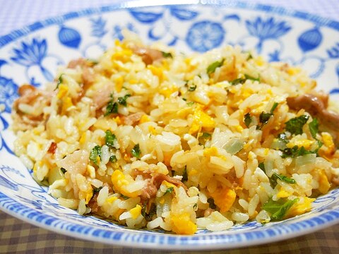大葉たっぷり!チャーハン♪大葉香る~